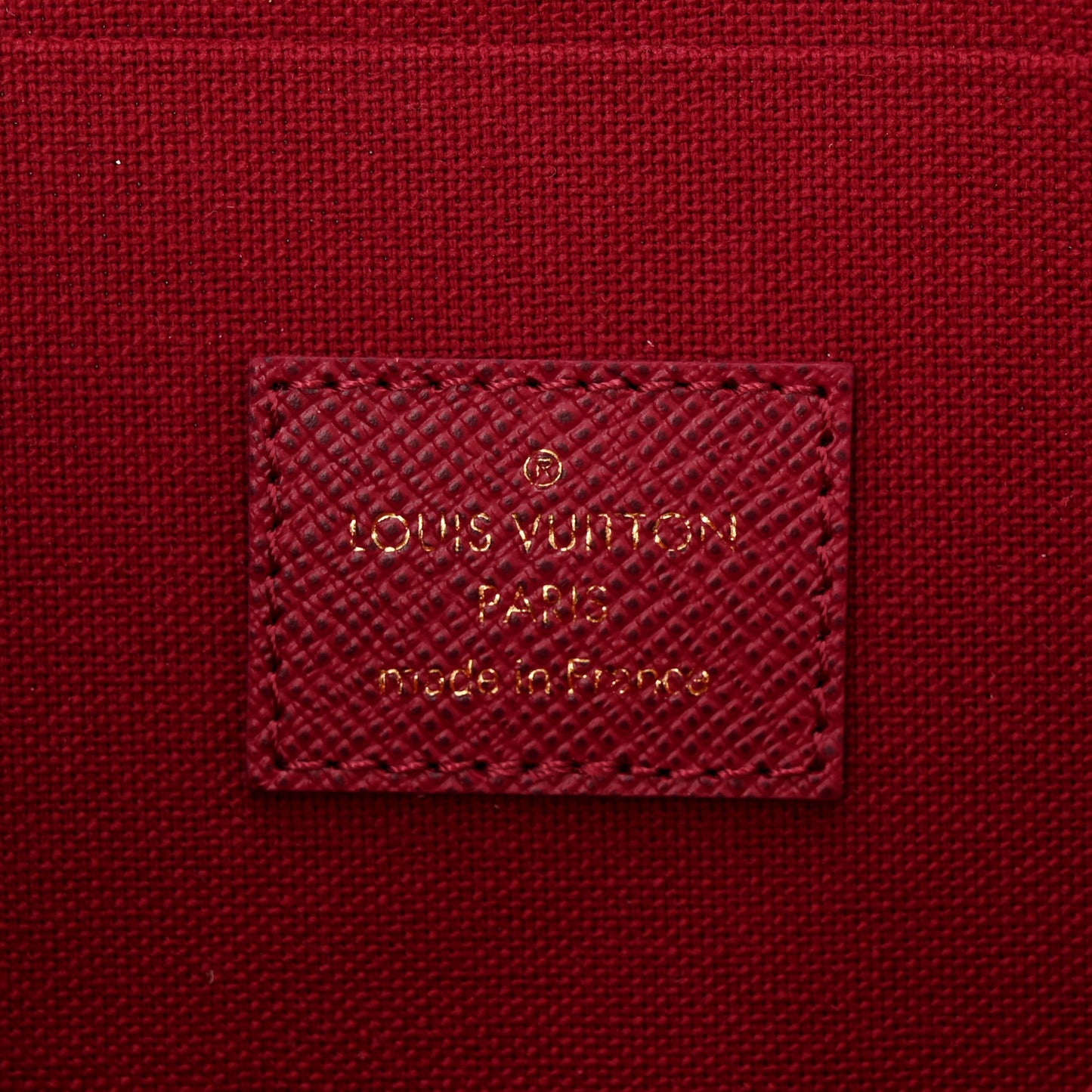 Monogram Pochette Felicie Chain Wallet Fuchsia