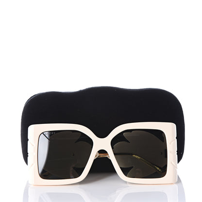 Gucci Acetate Square Frame Wing Sunglasses GG0535S White 9 of 9