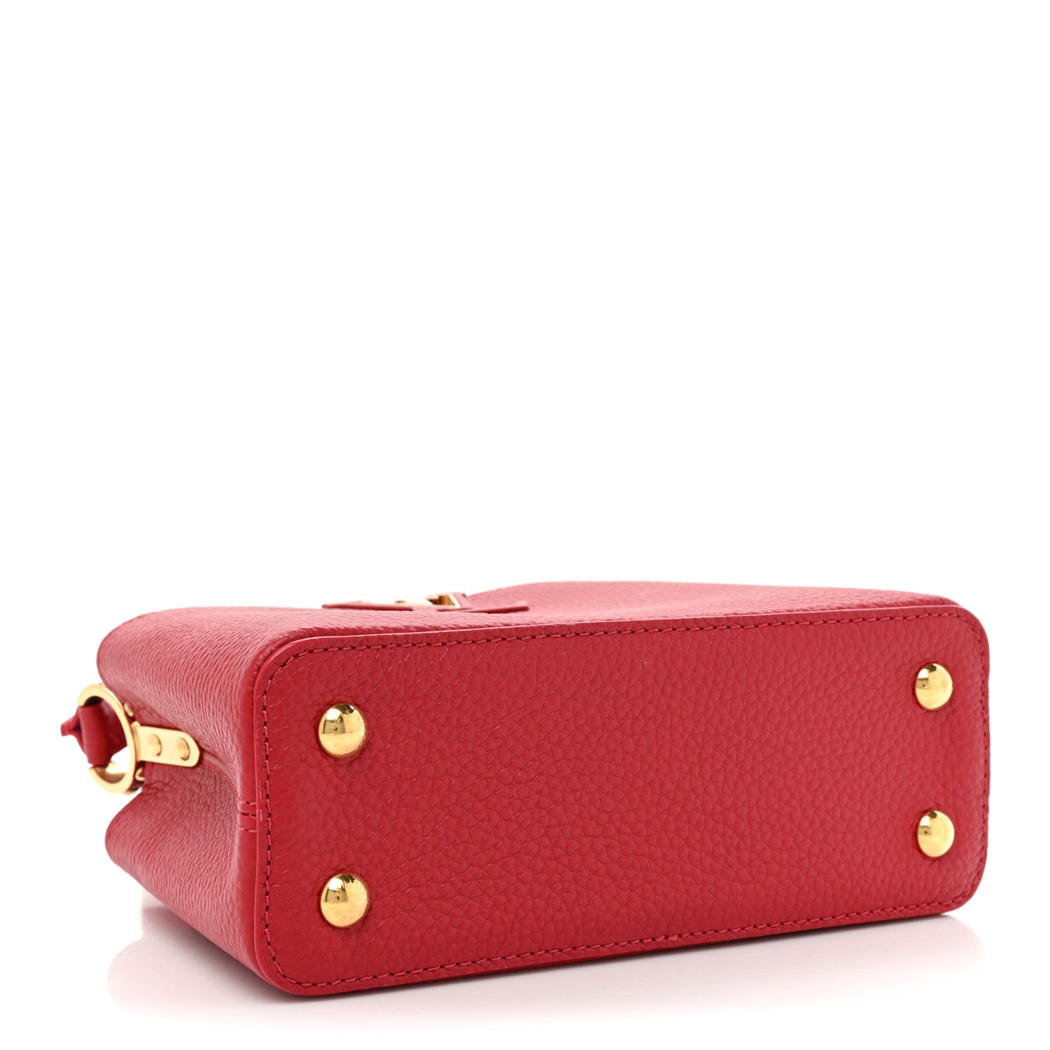 Louis Vuitton Taurillon Mini Capucines Scarlet 4 of 9
