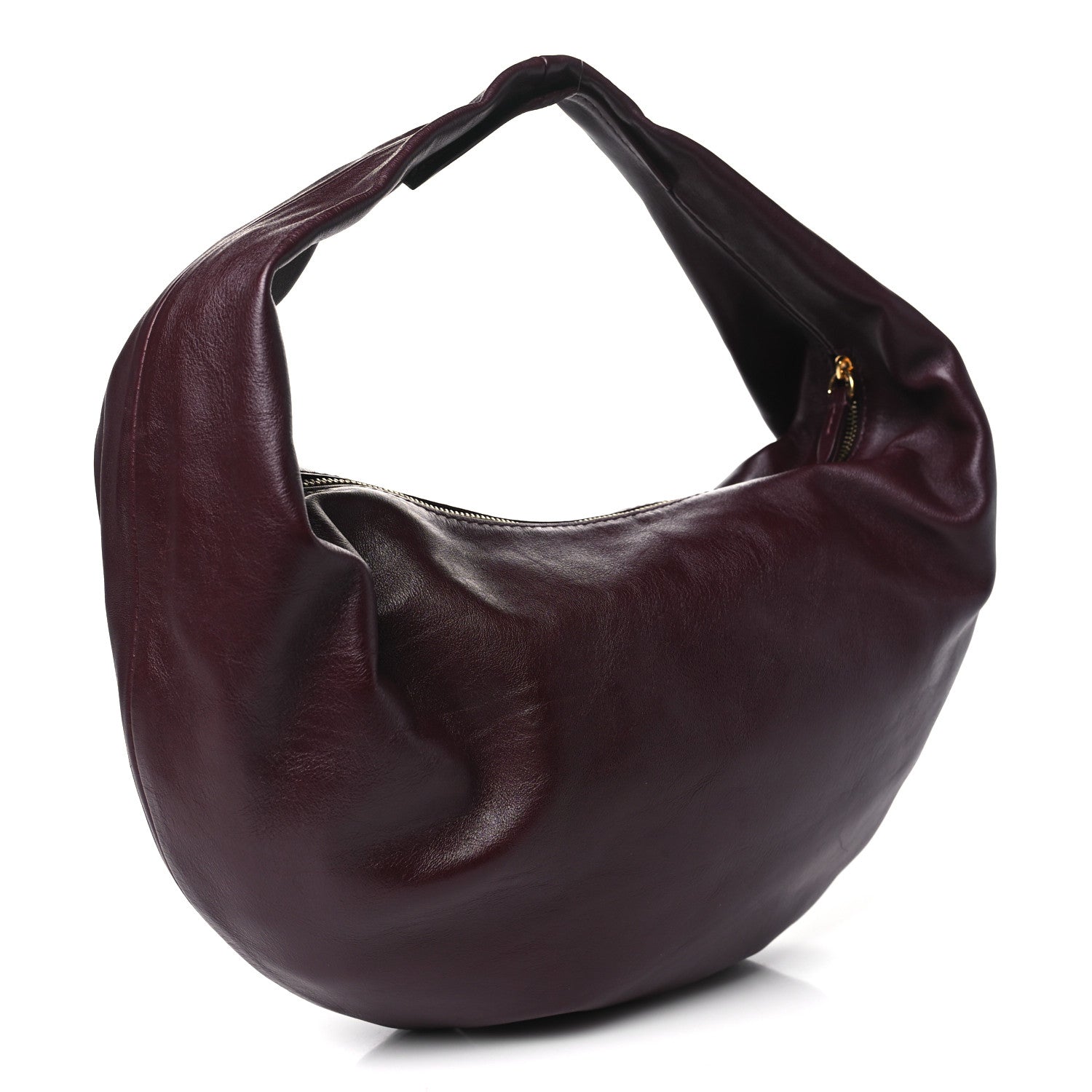 Khaite Calfskin Medium Olivia Hobo Burgundy 3 of 9