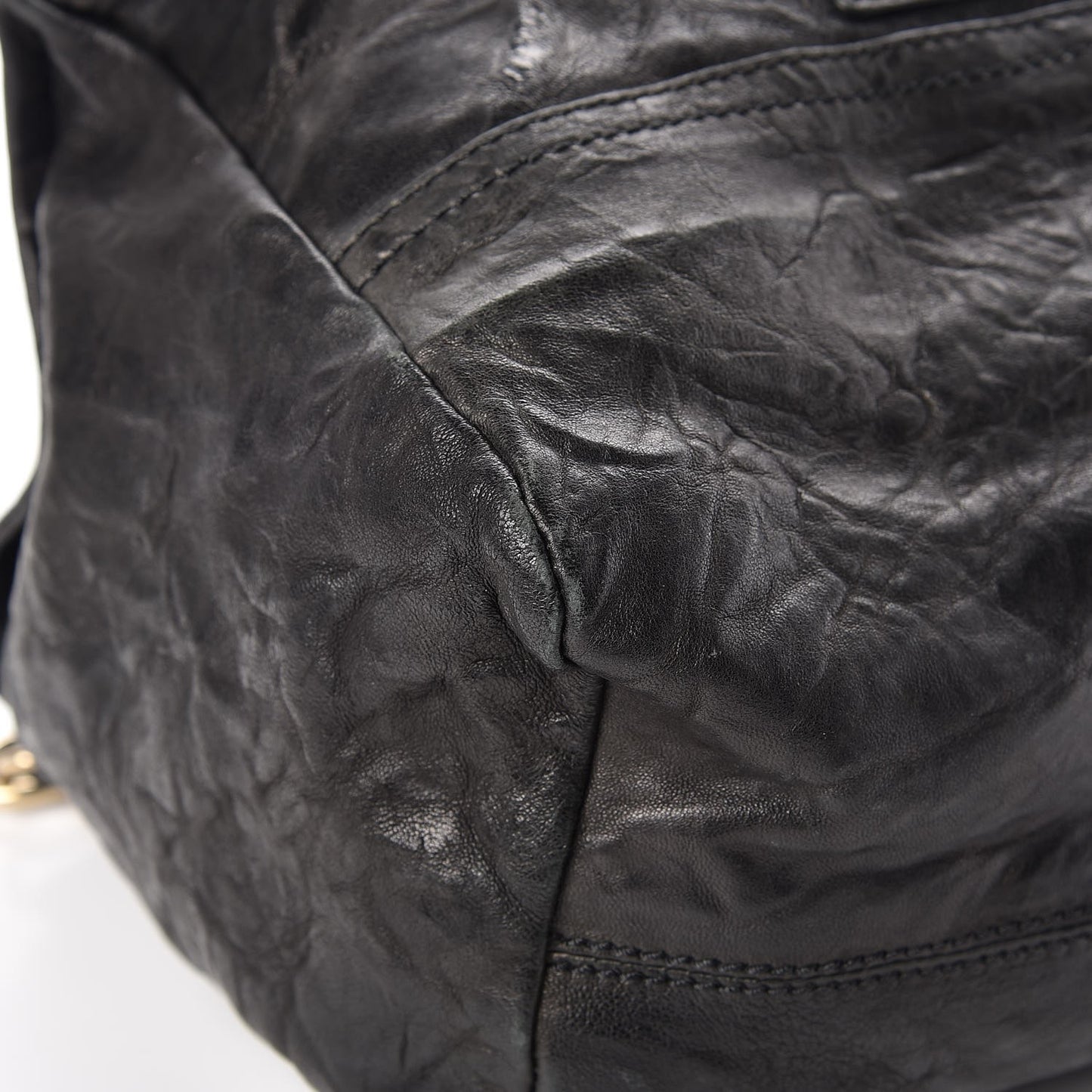 Tumbled Sheepskin Large Pandora Black