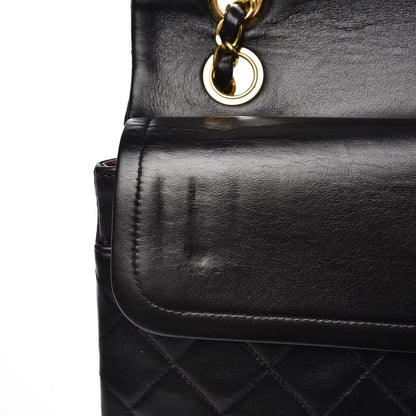 Chanel Lambskin Quilted Medium Double Flap Black 13 of 13