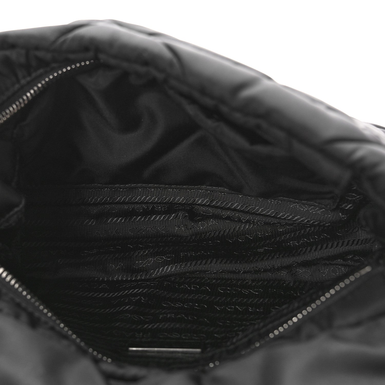 Prada Re-Nylon Quilted Padded Flap Shoulder Bag Black 5 of 9