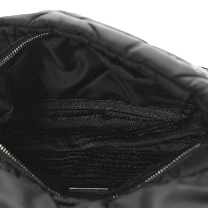 Prada Re-Nylon Quilted Padded Flap Shoulder Bag Black 5 of 9
