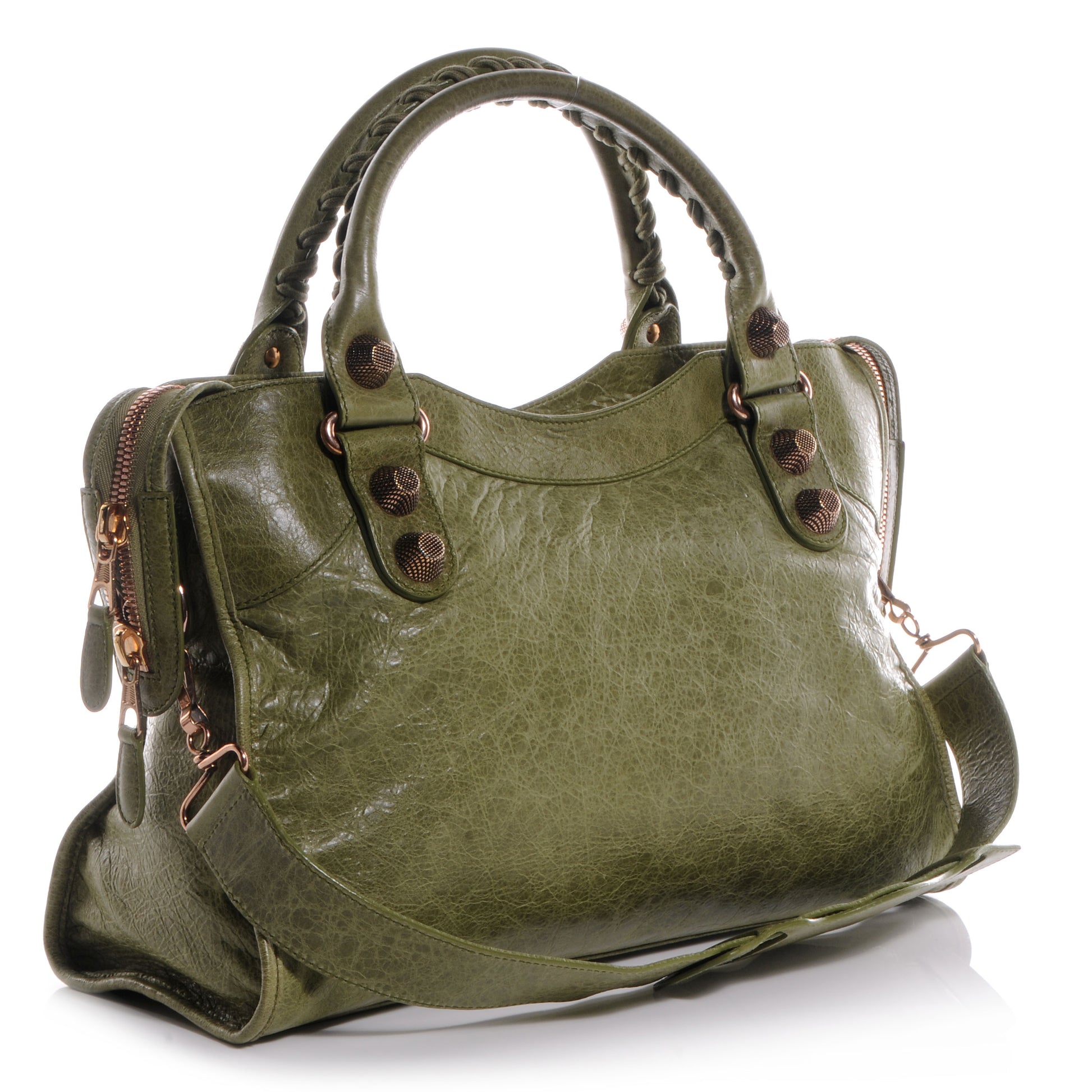 Balenciaga Agneau Giant 21 Rose Gold Hardware City Light Olive 3 of 10