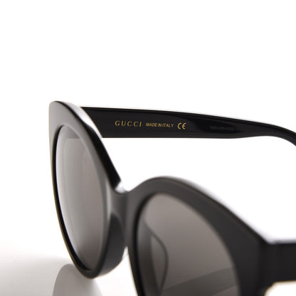 Gucci Round GG Sunglasses GG0028SA Black 7 of 9