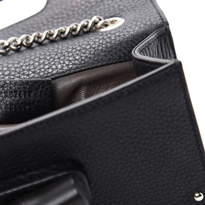 Gucci Calfskin Small Studded Miss Bamboo Shoulder Bag Black 10 of 11