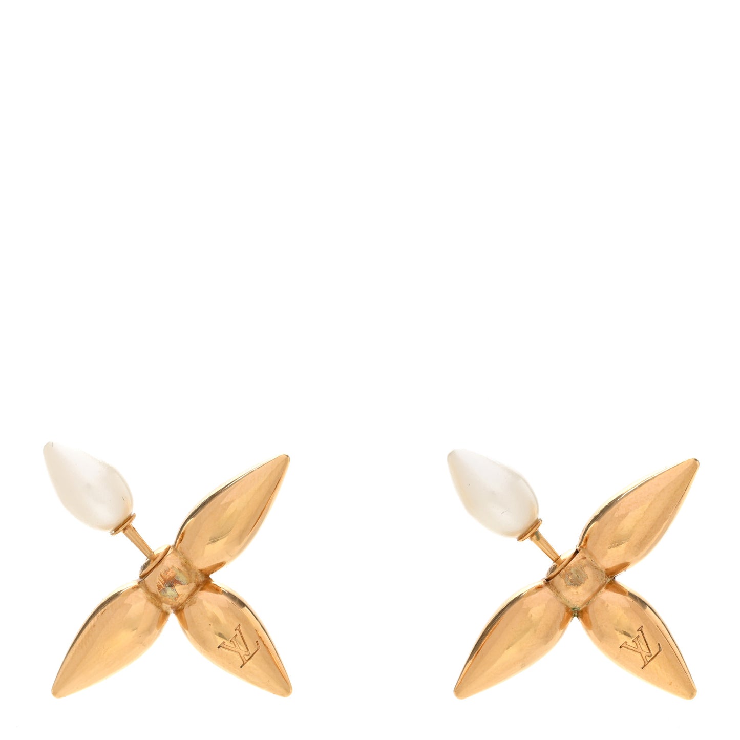 Pearl Louisette By Night Earrings Gold