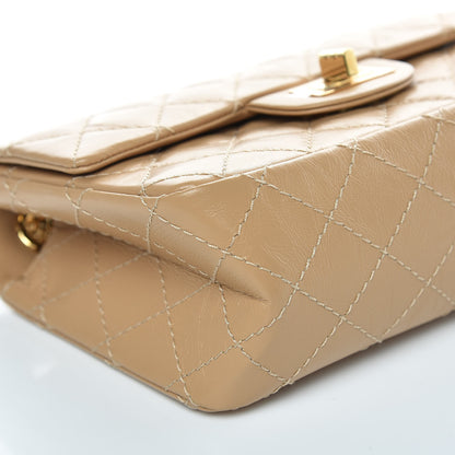 Chanel Aged Calfskin Quilted 2.55 Reissue Mini Flap Beige 8 of 10