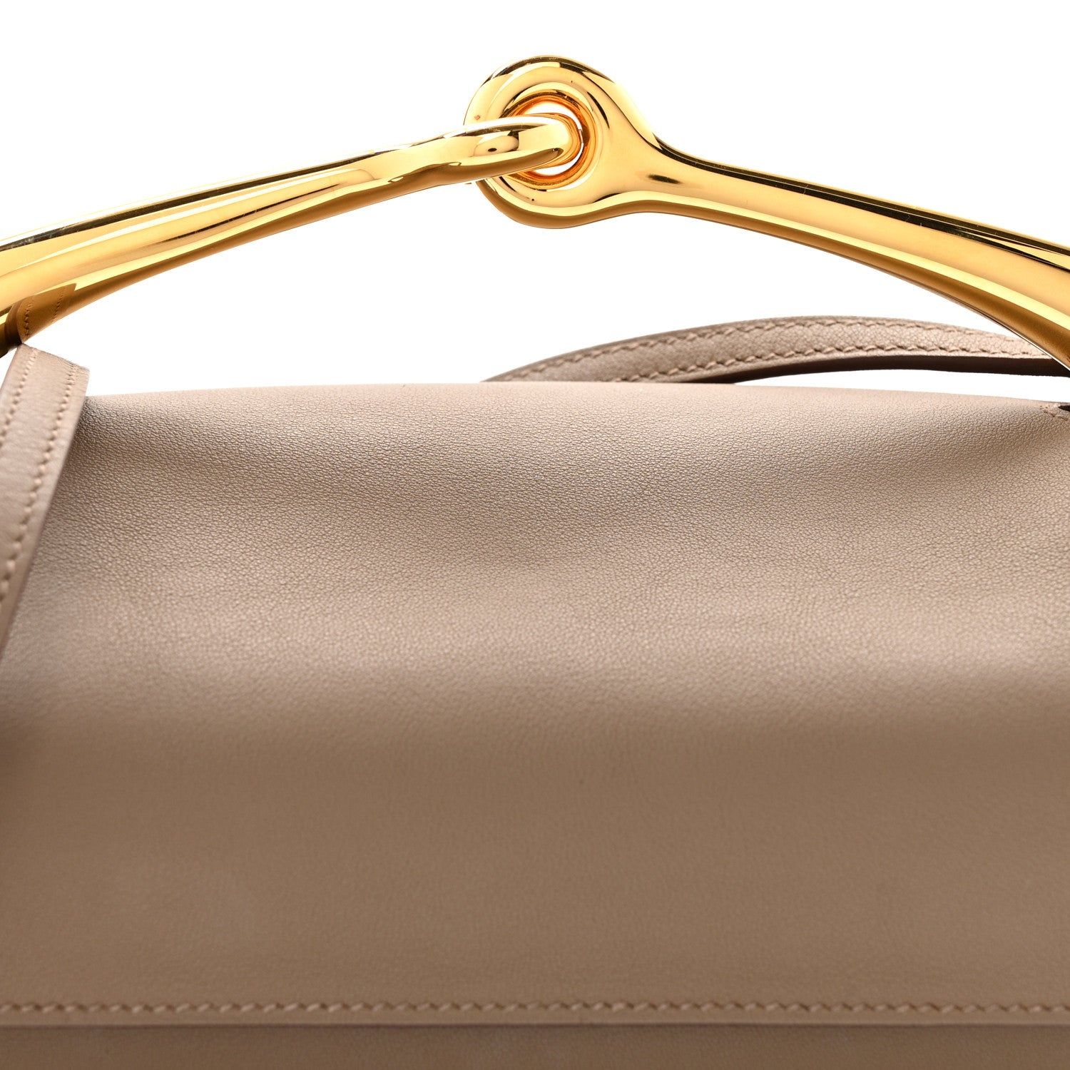 Hermes Veau Voloptu Sac Maximors Etoupe 8 of 14