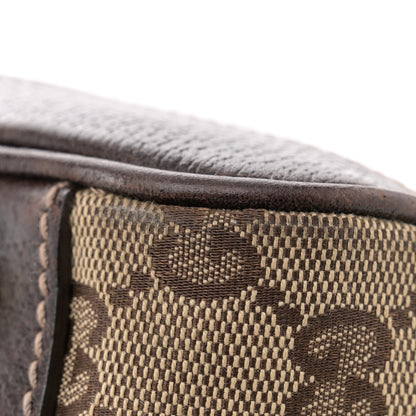 Gucci Monogram Small Princy Satchel Dark Brown 11 of 11