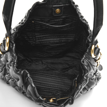 Prada Nappa Gaufre Hobo Nero Black 5 of 12