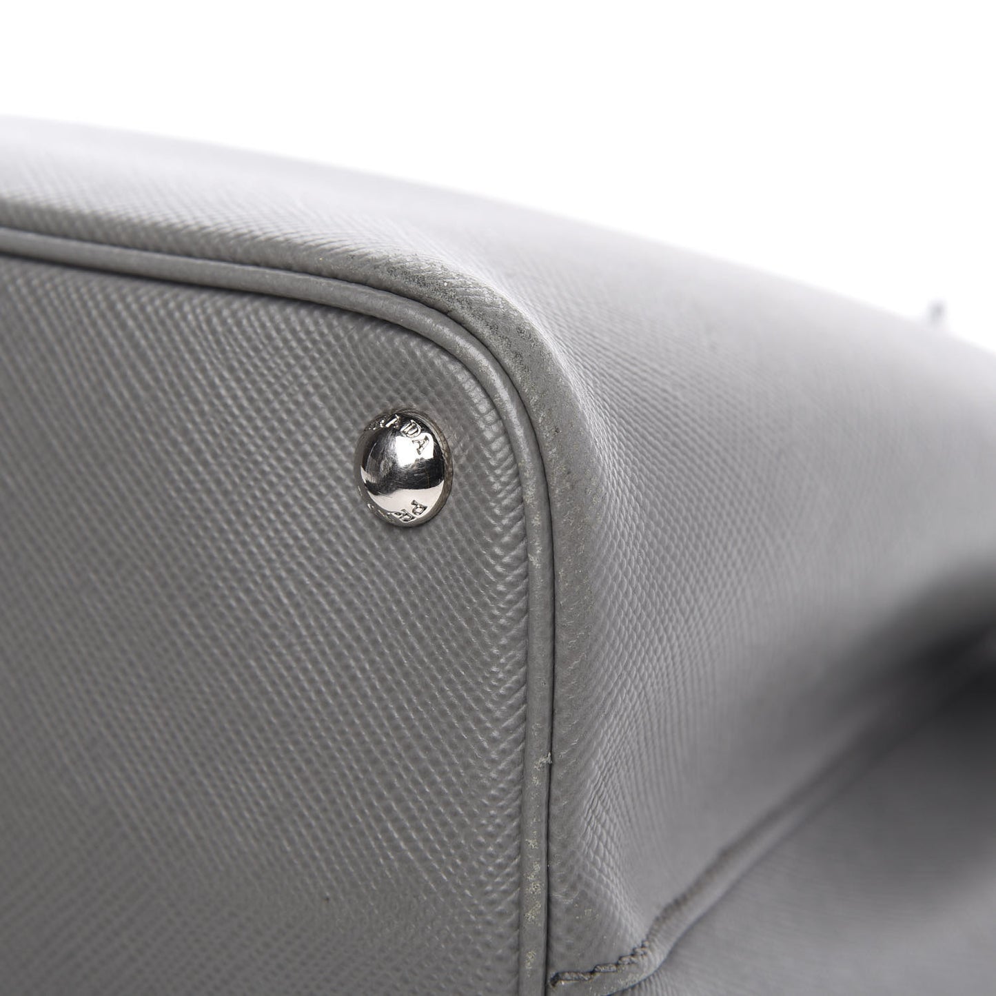 Saffiano Cuir Medium Double Bag Marmo