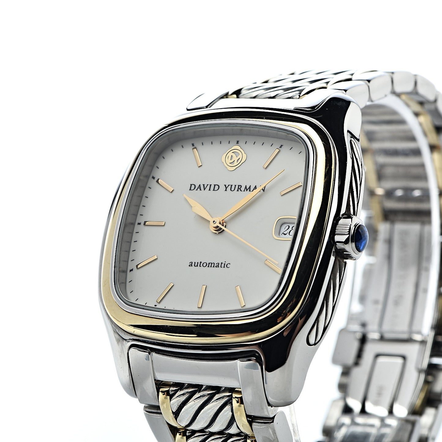Stainless Steel 18K Yellow Gold 35mm Thoroughbred Automatic Watch