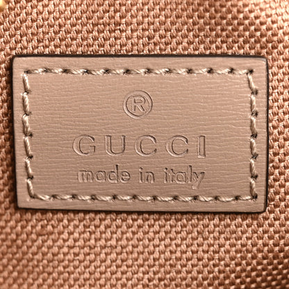 Gucci GG Shadow Monogram Super Mini Ophidia Top Handle Bowler Bag Taupe 6 of 11