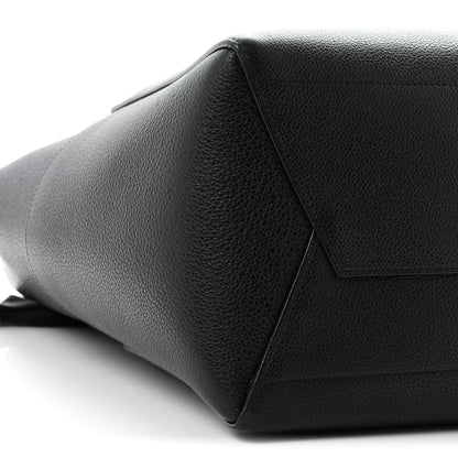 Celine Soft Grained Calfskin Sangle Bucket Bag Black 16 of 21