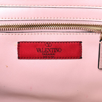 Valentino Garavani Vitello Small Rockstud Tote Water Rose 5 of 13