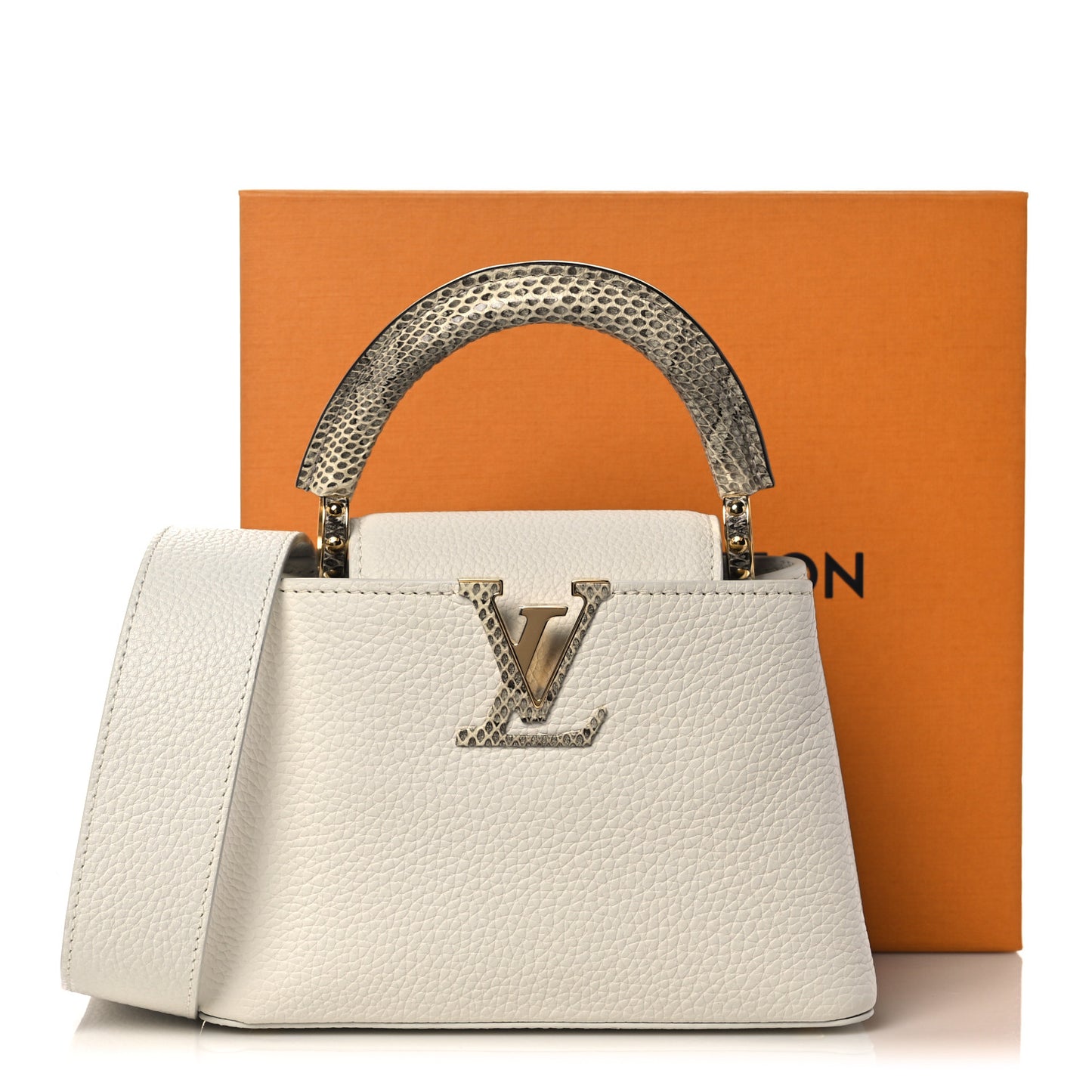 Taurillon Ayers Capucines Mini White Snow White