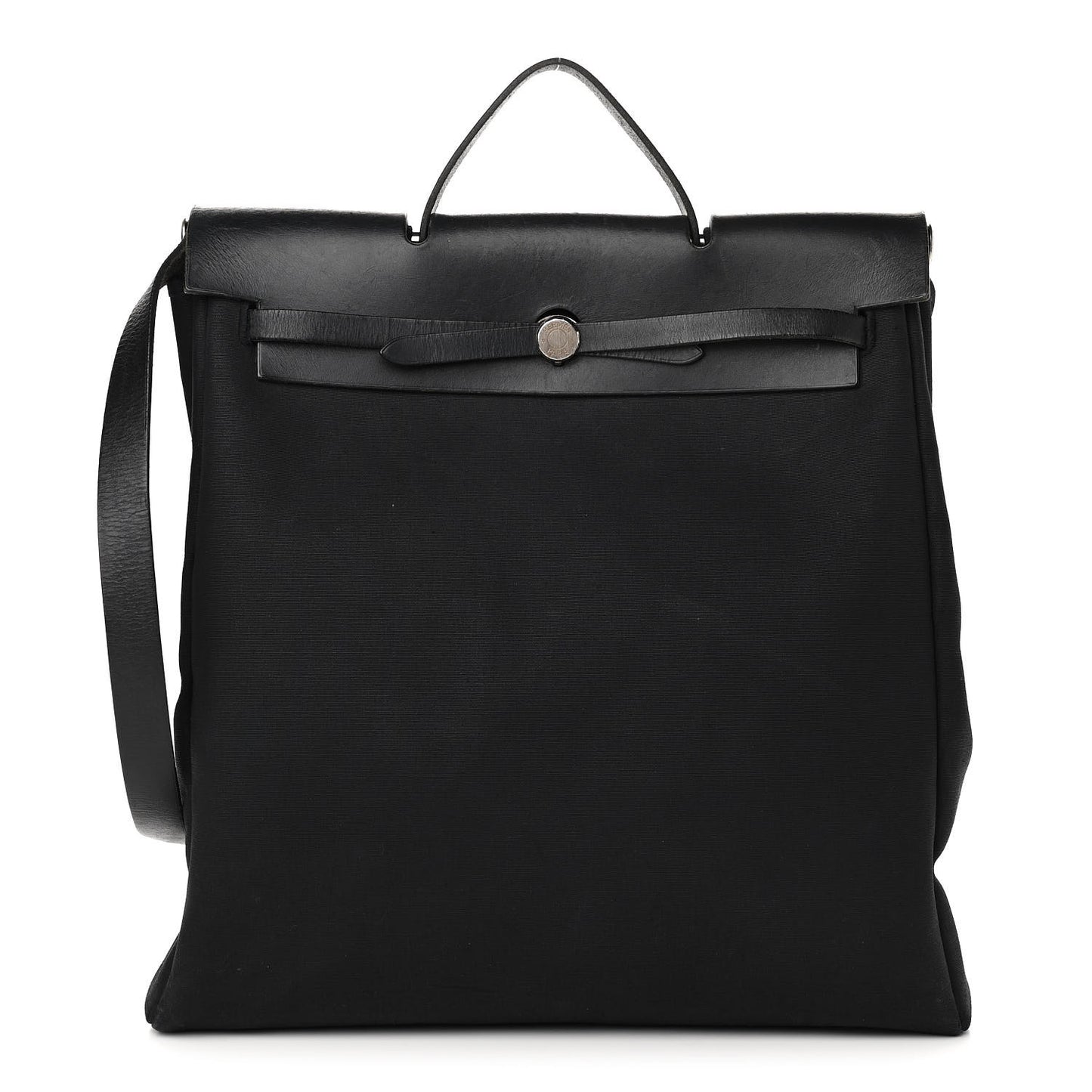 Toile Vache Calfskin Herbag 40 GM Black