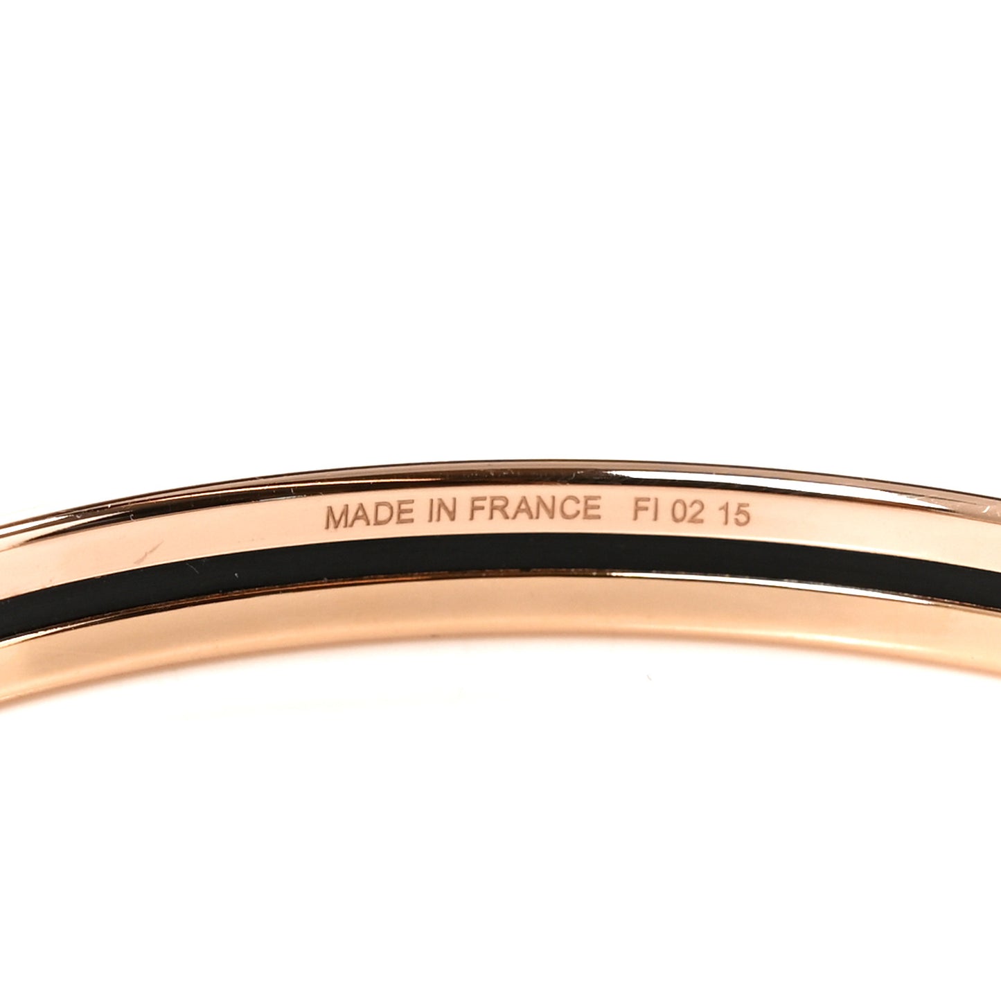 Enamel Printed Extra Narrow Etriers Bracelet 70 Aube