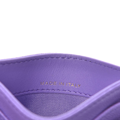 Chanel Caviar Quilted Card Holder Purple 7 of 9
