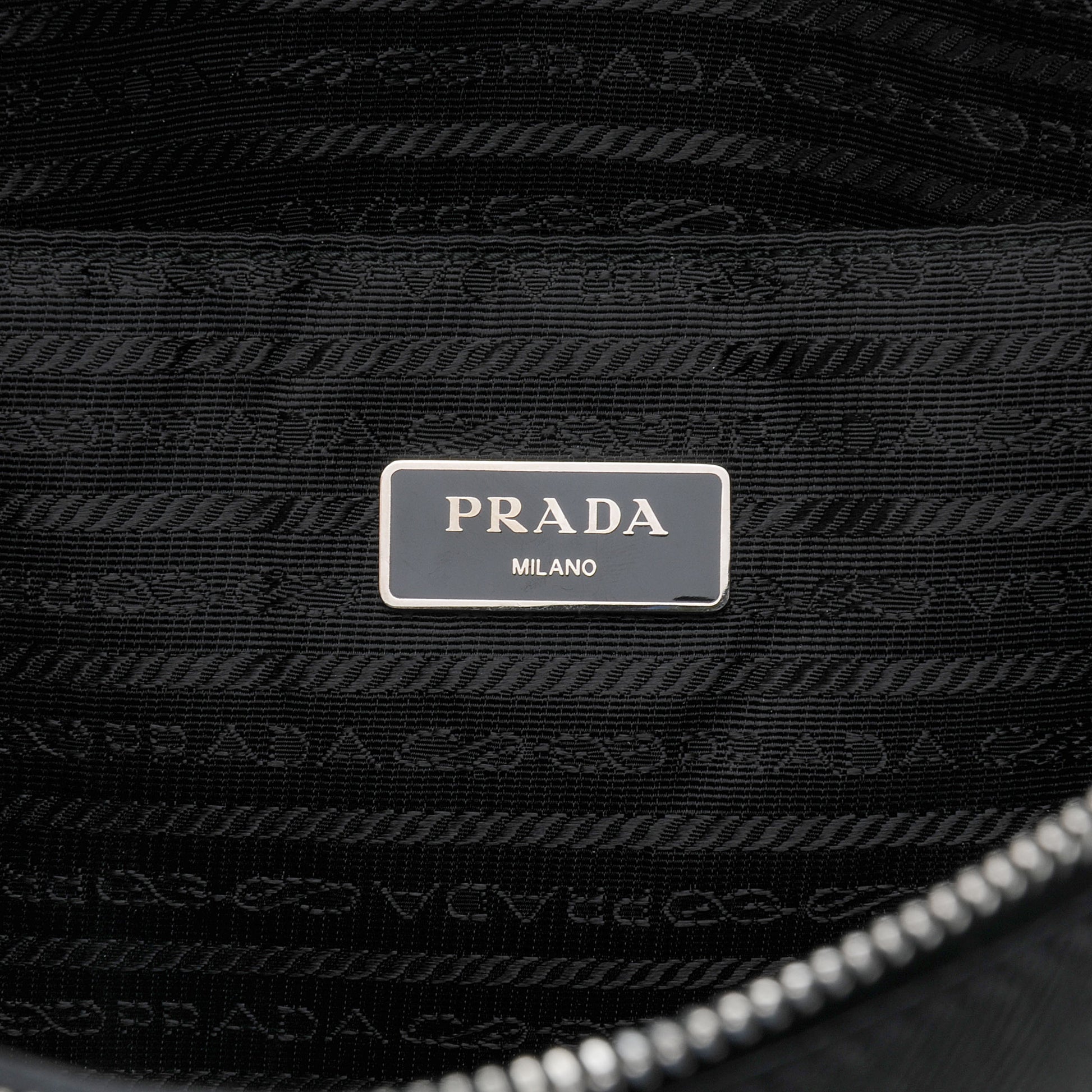 Prada Saffiano Travel Briefcase Nero Black 6 of 7