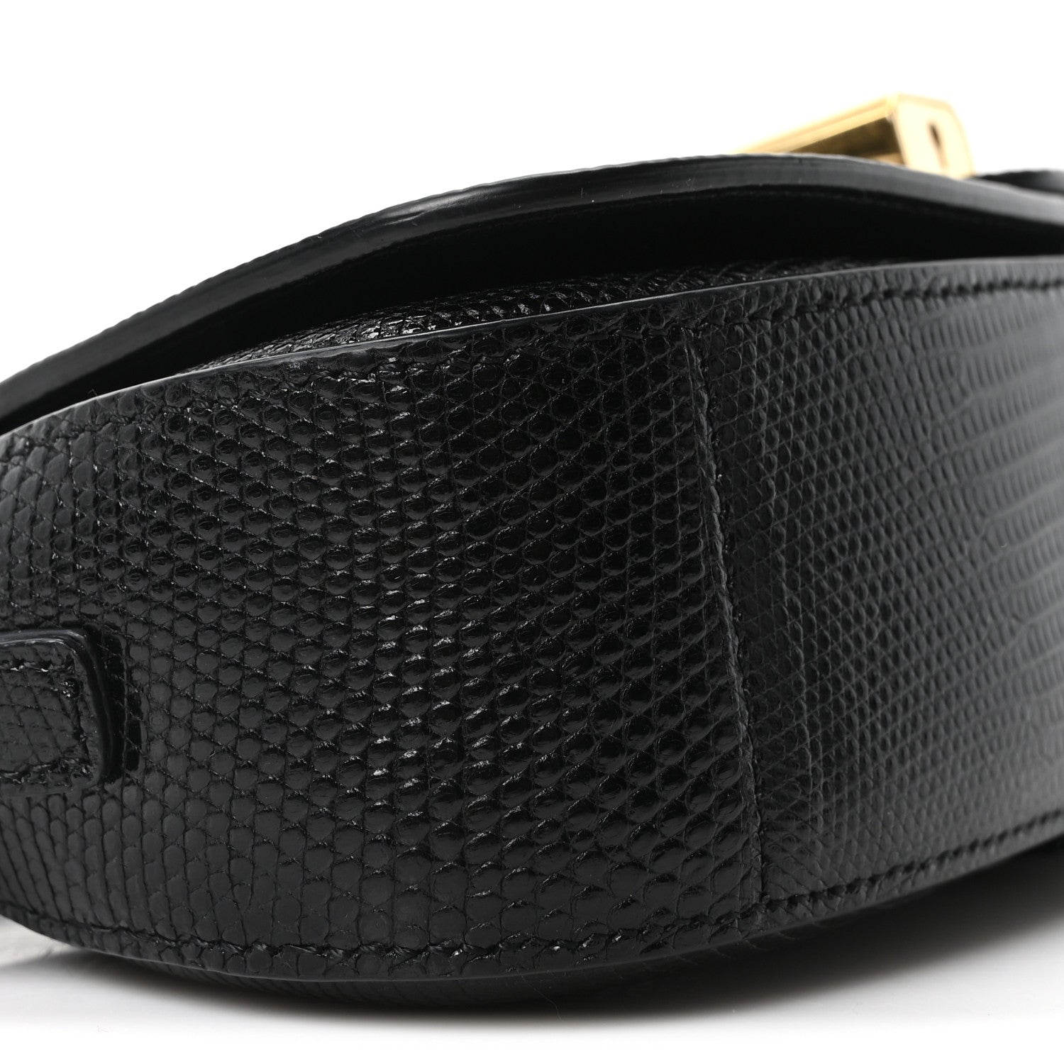 Celine Lizard Tabou Clutch On Strap Black 8 of 9
