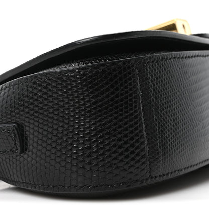 Celine Lizard Tabou Clutch On Strap Black 8 of 9