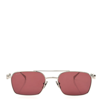 Gucci Metal Crystal Sunglasses GG1804S Silver 2 of 6
