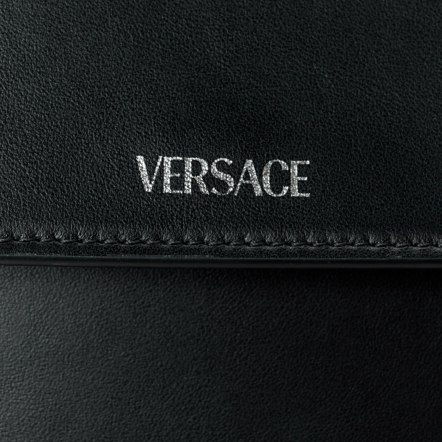 Versace Calfskin Cargo Modular Messenger Bag Black 17 of 22