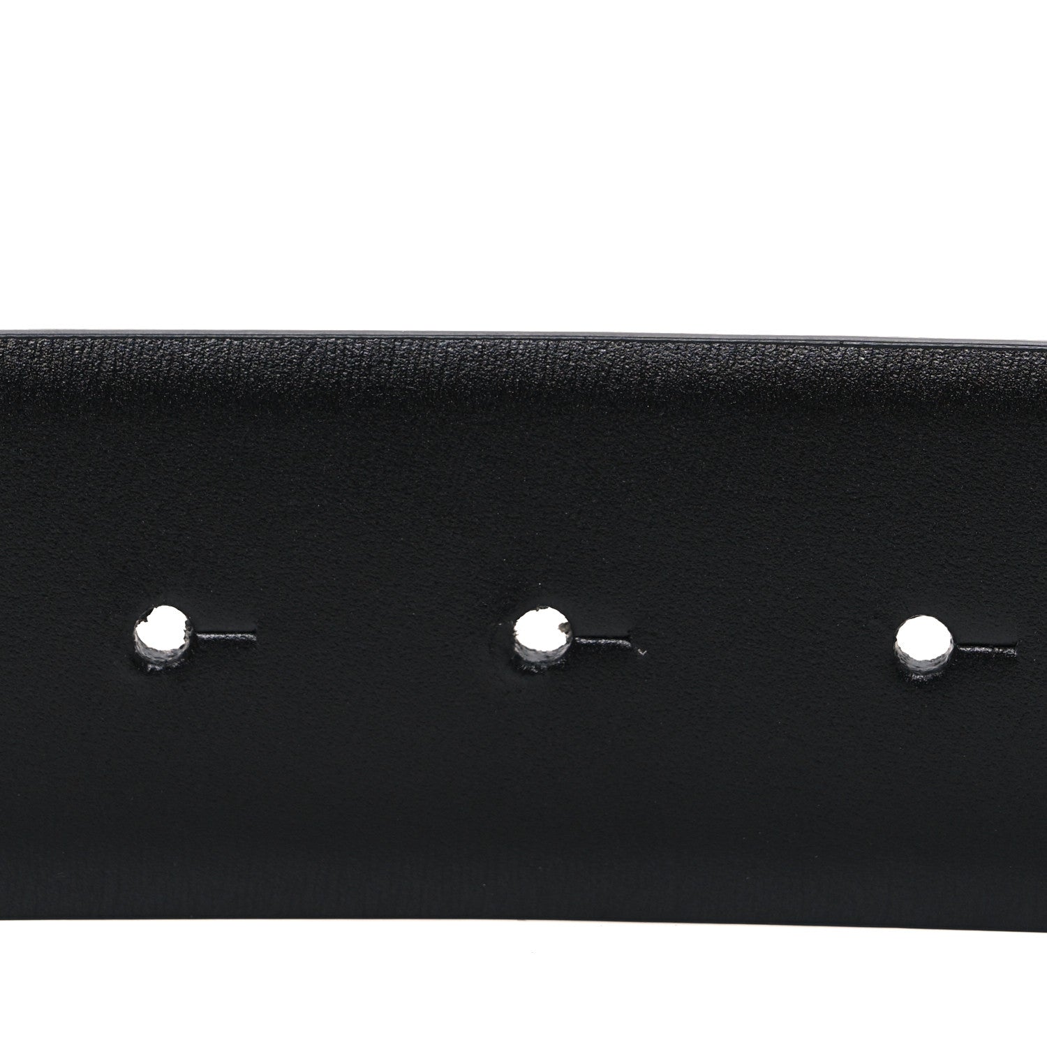 Valentino Garavani Glossy Calfskin Monochrome 40mm VLogo Belt 80 32 Black 3 of 5
