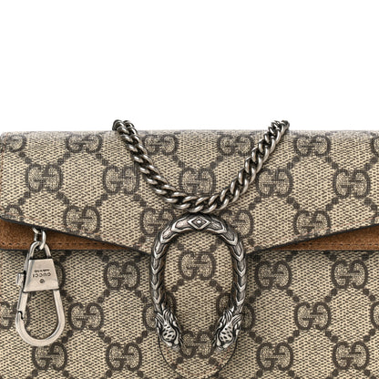 Gucci GG Supreme Monogram Super Mini Dionysus Shoulder Bag Taupe 6 of 15
