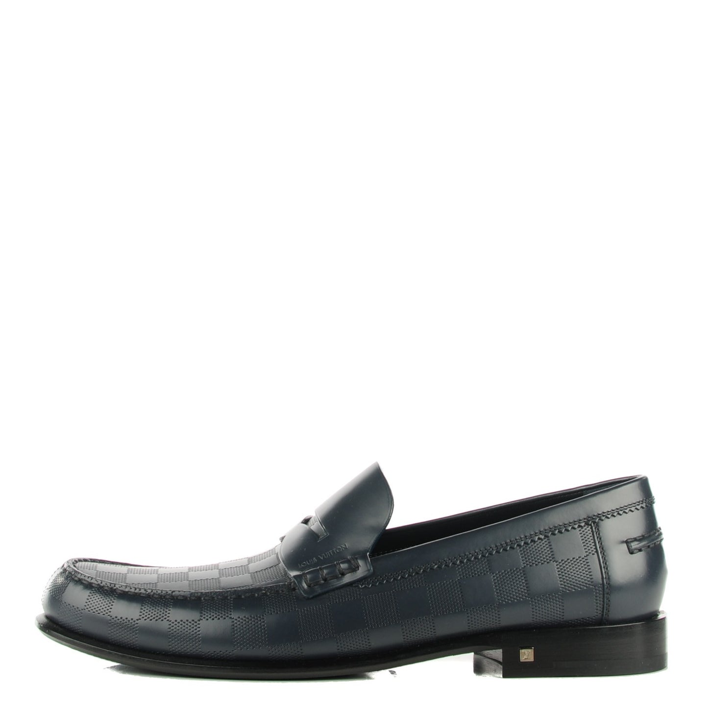 Mens Damier Infini Santiago Loafers 9.5 Cosmos