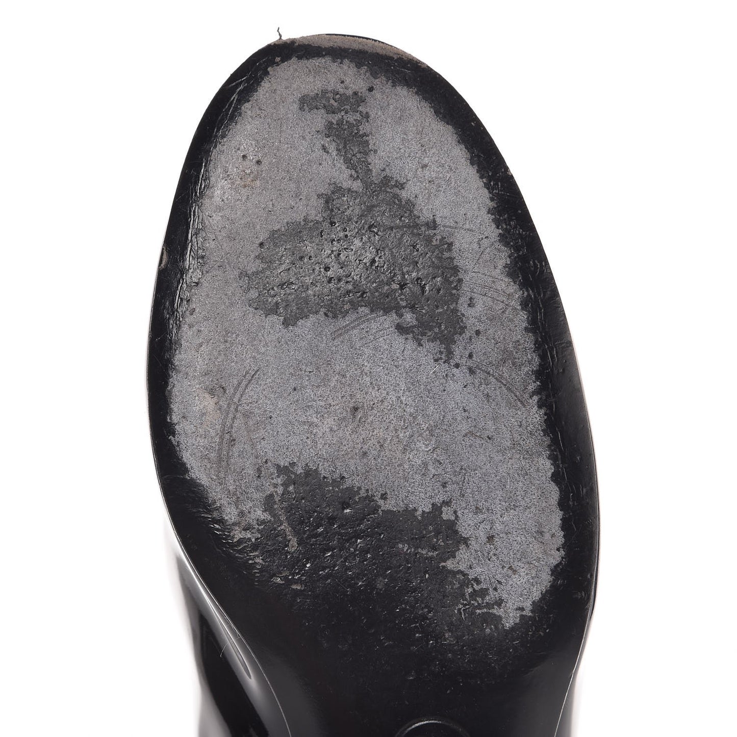 Patent Calfskin Pearl CC Loafers 36.5 Black