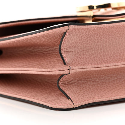 Gucci Dollar Calfskin Small Interlocking G Shoulder Bag Soft Pink 9 of 10