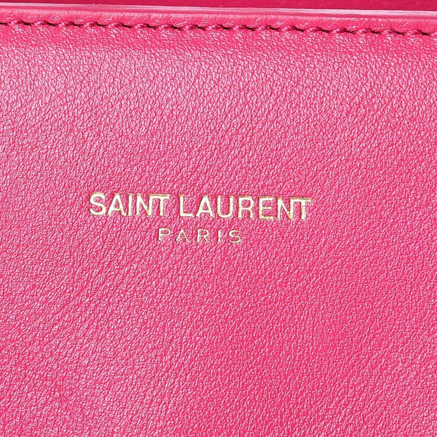 Saint Laurent Calfskin Small Sac De Jour Bubblegum 7 of 9