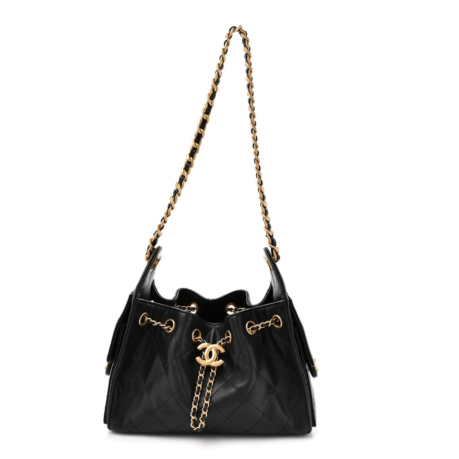 Chanel Caviar Quilted Mini Chanel 25 Handbag Black 1 of 11