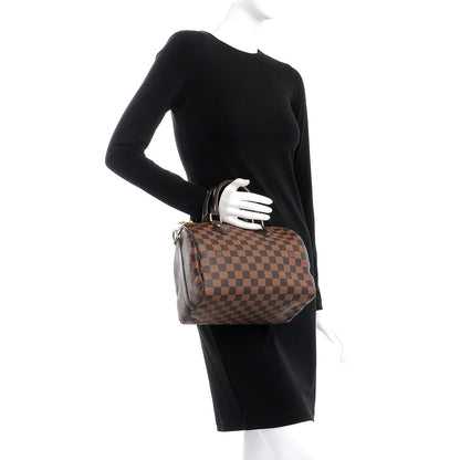 Louis Vuitton Damier Ebene Speedy Bandouliere 25 3 of 9