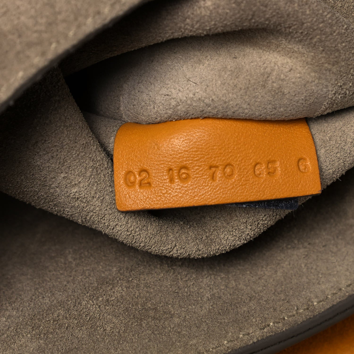 Chloe Suede Smooth Calfskin Mini Drew Shoulder Bag Dark Ochre 5 of 7