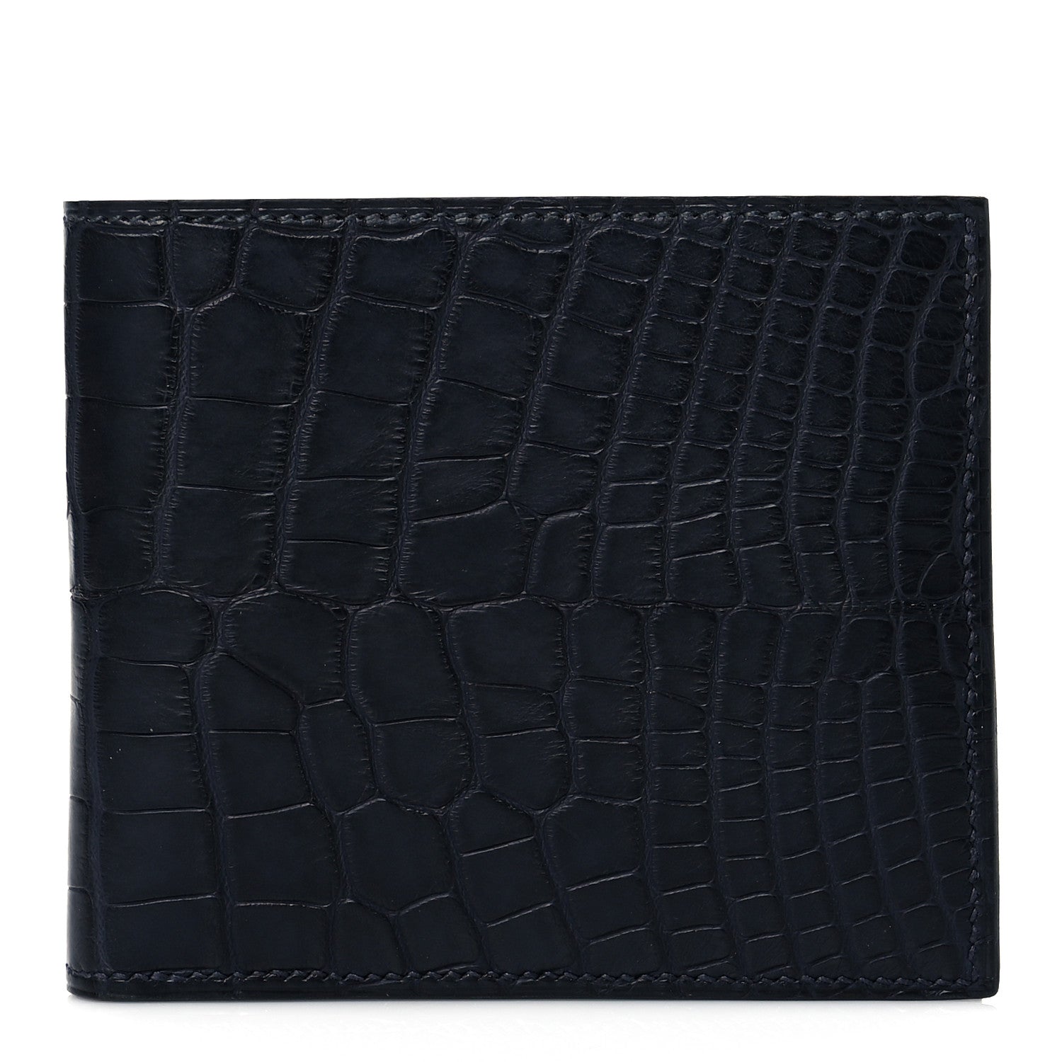 Hermes Matte Alligator MC2 Copernic Compact Wallet 1 of 11