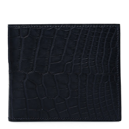 Hermes Matte Alligator MC2 Copernic Compact Wallet 1 of 11