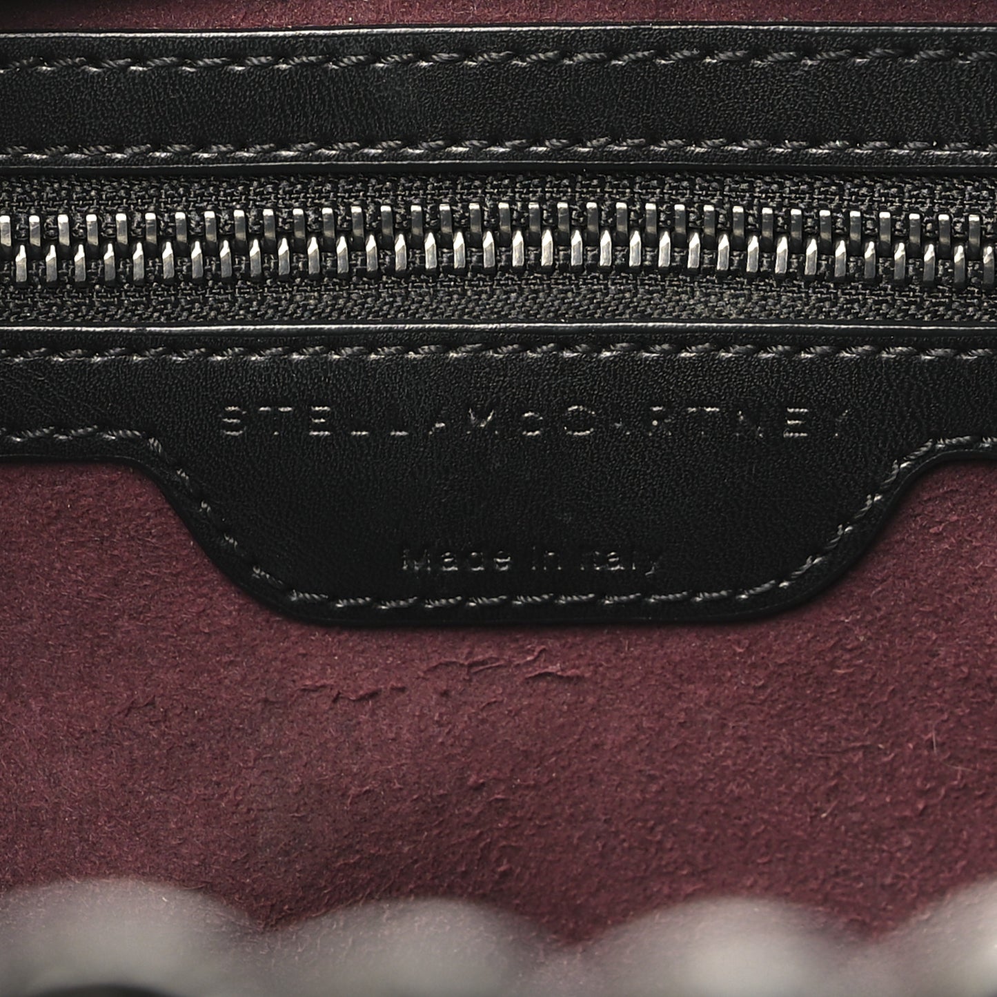 Eco Alter Nappa Mini Falabella Box Top Handle Bag Black