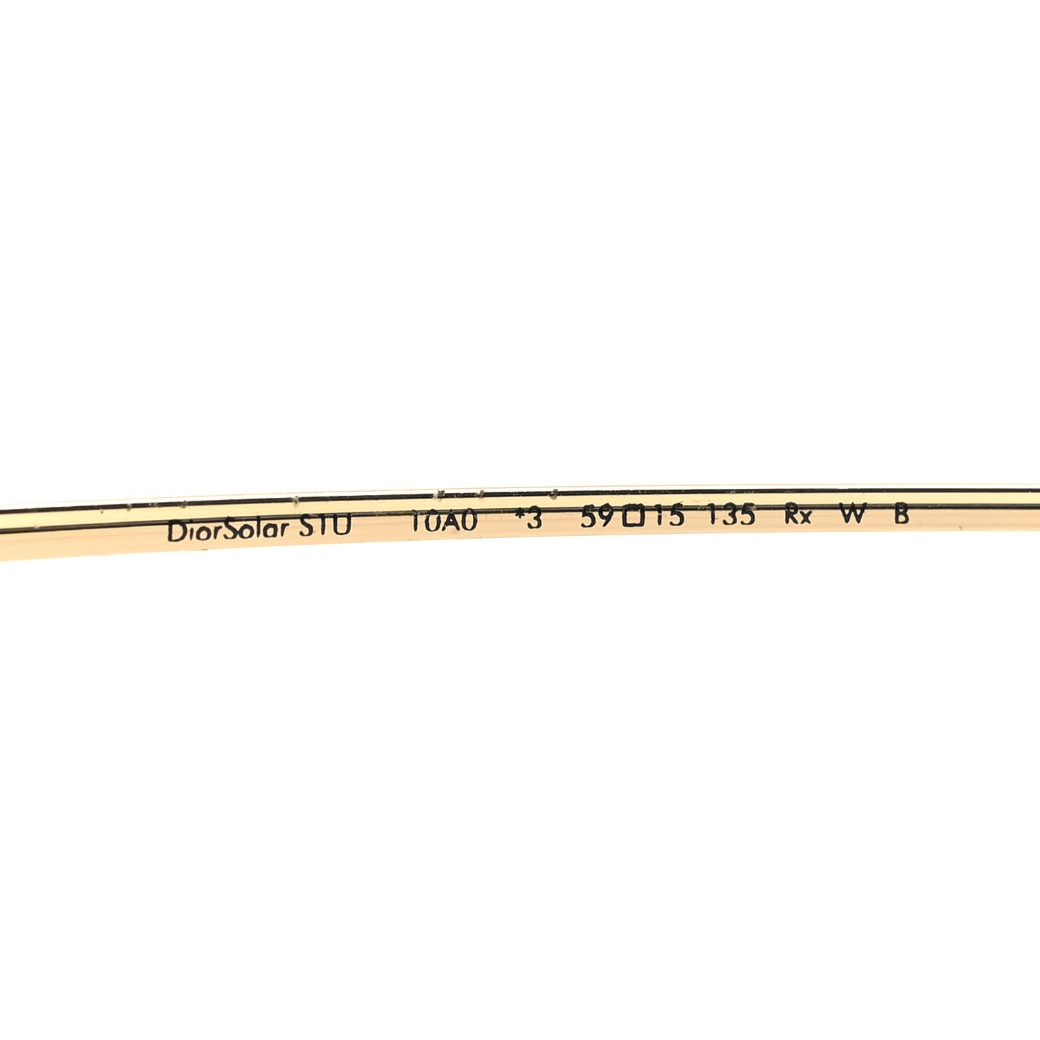 Christian Dior DiorSolar S1U Sunglasses Black 5 of 8