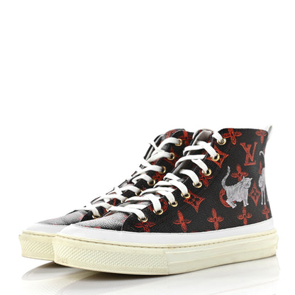 Louis Vuitton Catogram Stellar Sneaker Boots 37 Marron 3 of 9