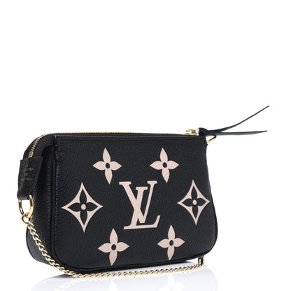 Louis Vuitton Empreinte Monogram Giant Mini Pochette Accessories Black 2 of 4