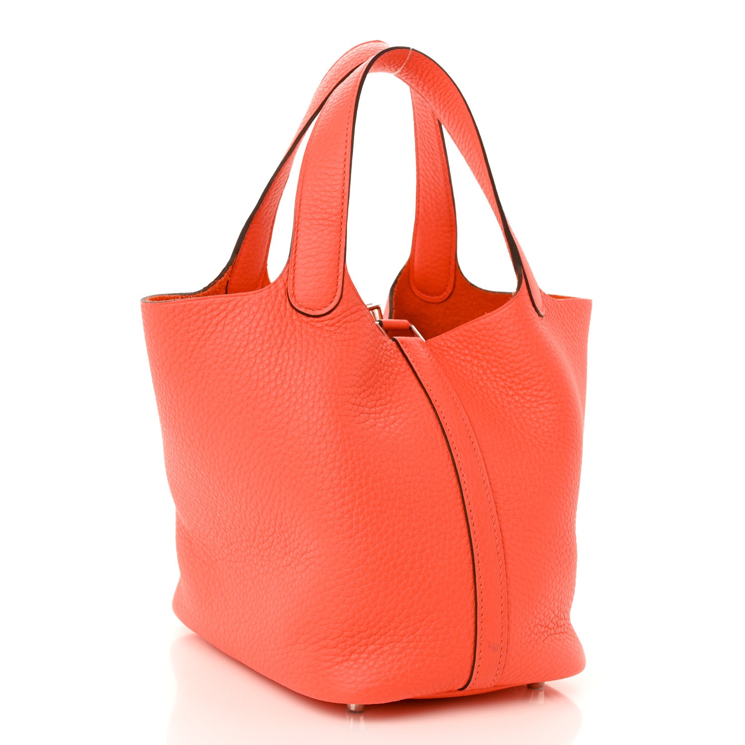 Hermes Taurillon Clemence Picotin Lock 18 PM Rose Texas 2 of 11