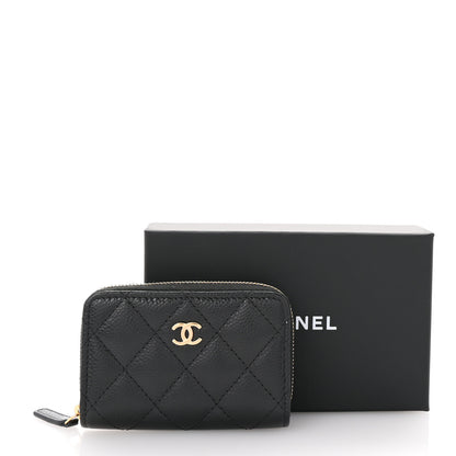 Chanel Caviar Quilted Classic Zipped Coin Purse Black 8 of 8