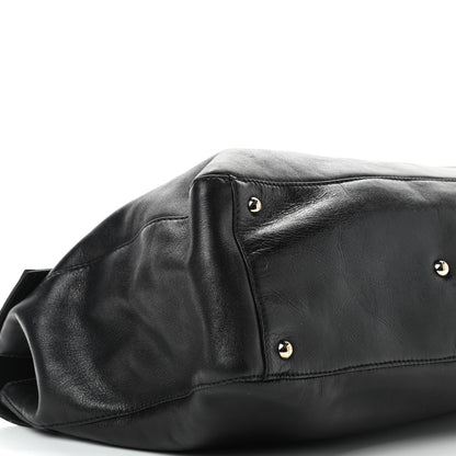 Fendi Vitello Acqua Baguette Satchel Black 6 of 10