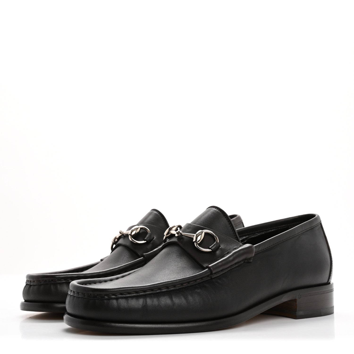 Gucci Calfskin Mens 1953 Horsebit Loafers 8 Marrone 3 of 11