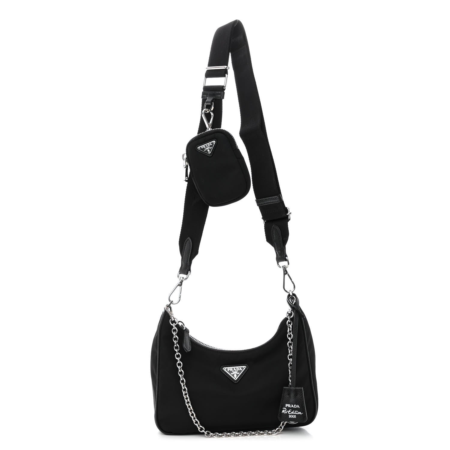 Prada Nylon Re-Edition 2005 Shoulder Bag Black 1 of 12